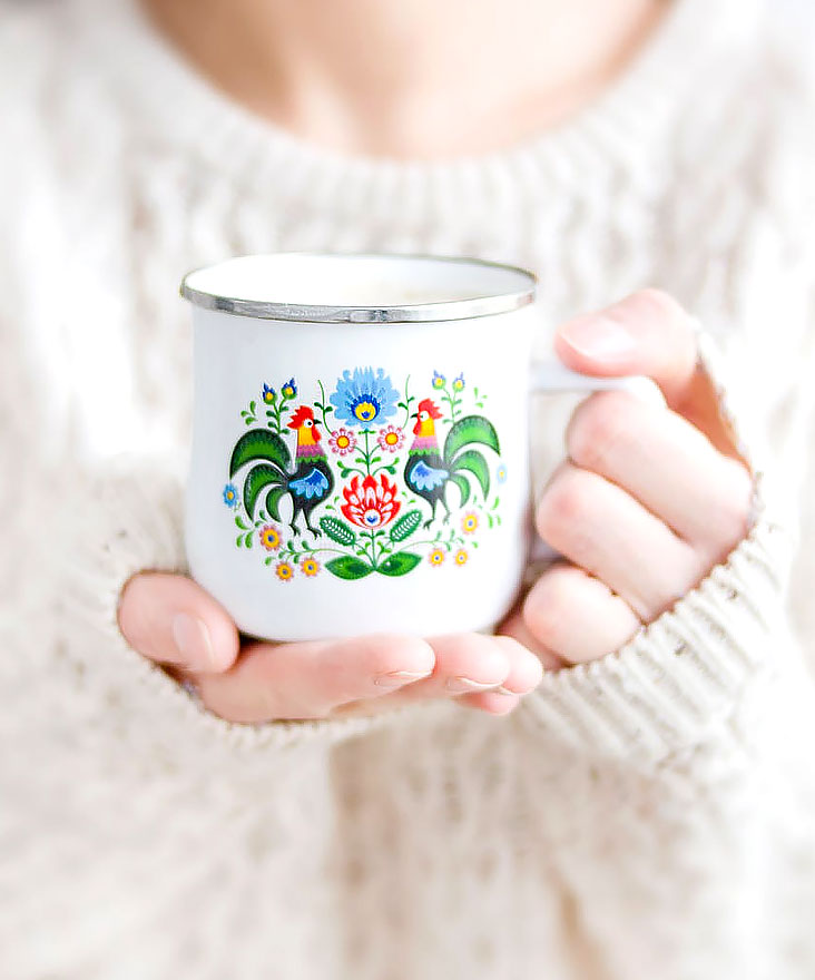 Rooster Mug in White [Related products]